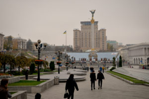 Maidan, het centrale plein van Kiev