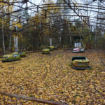 Pretpark in Prypjat, nabij Tsjernobyl